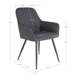 update alt-text with template Harbo Dining Chair - Stoel in donkergrijs PU met zwarte poten - set van 2-Harbo Spisebordsstol-harbo-dining-chair-chair-in-dark-grey-pu-with-black-legs-hn1221-6-Stoel in donkergrijze PU met zwarte poten\nHN1221 Materiaal PU, staal Kleur Grijs-5713917006557-1001152-Cerasus Homestyle