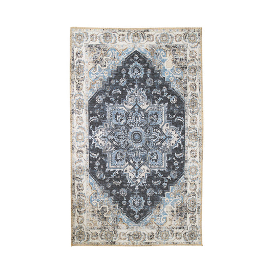 Havana Vloerkleed - Vloerkleed, blauw, 160x230 cm-Tapijt-House Nordic-havana-rug-rug-blue-160x230-cm-1-tapijt, woonkamer-Vloerkleed, blauw, 160x230 cm Materiaal Chenille-polyester Kleur Blauw-5713917004164-3981255-Cerasus Homestyle