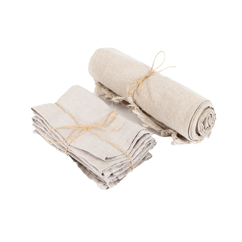 La Nappe en Lin - Beige - 150x200