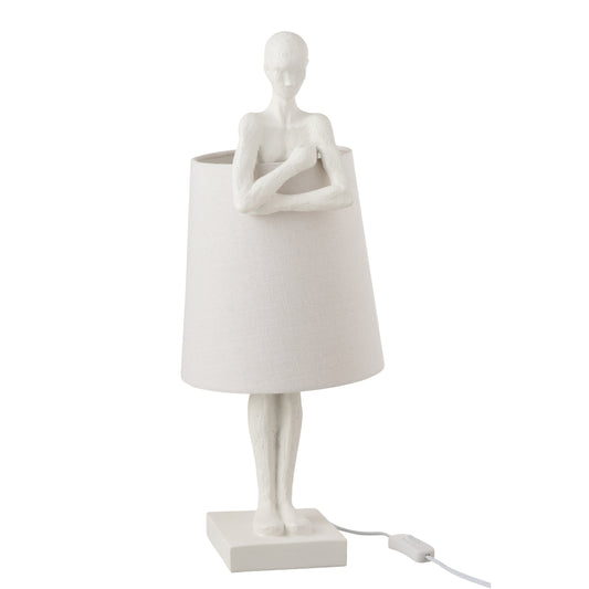 update alt-text with template J-Line Designlamp - Porselein Wit-Lamp-J-Line-Wit-Porselein-lamp-figurine-support-resin-wh-1-design, lamp, tafellamp, vloerlamp-Breedte 18 Hoogte 58 Lengte 27 Gewicht 2350 gr Verzameling Zomer 2020 Kleur Wit Materiaal samenstelling Porselein (100%) Montage vereist Ja Stopcontact E14 Maximaal wattage 5.0 Kabellengte 165,0-5400924021078-2107-Cerasus Homestyle