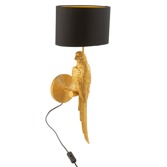 update alt-text with template J-Line Wandlamp Vogel - Polyhars Goud-Lamp-J-Line-Polyhars-Goud-lamp-wall-bird-poly-gold-1-decor, lamp, wandlamp-Breedte 35 Hoogte 71 Lengte 22 Gewicht 1460 gr Verzameling winter 2022 Kleur Goud Materiaal samenstelling Verharder (1%), polyhars (50%), calciumcarbonaat (46%), versneller (3%) Montage vereist Ja Stopcontact E27 Maximaal wattage 60,0 Kabellengte 200,0-5400924264703-26470-Cerasus Homestyle