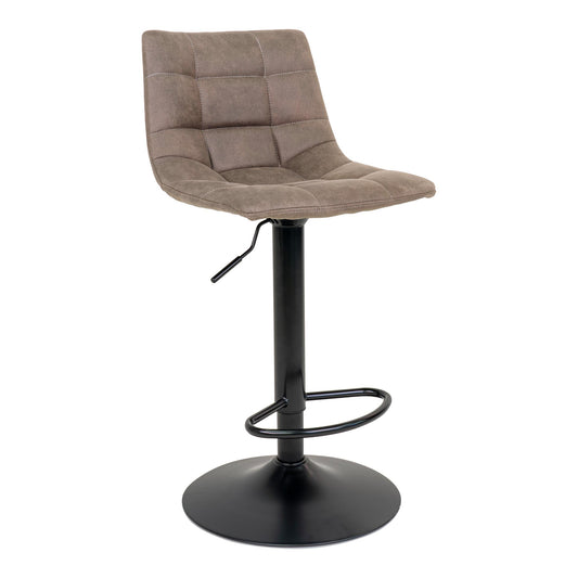 Middelfart Bar Chair - Barstoel in lichtbruin met zwarte poten - set van 2-Stoel-House Nordic-middelfart-bar-chair-bar-chair-in-light-brown-with-black-legs-1-barstoel, hoge stoel, MIN2, stoel-Barstoel in lichtbruin met zwarte poten Materiaal Microvezel, staal Kleur Bruin-5713917009374-1001300-Cerasus Homestyle