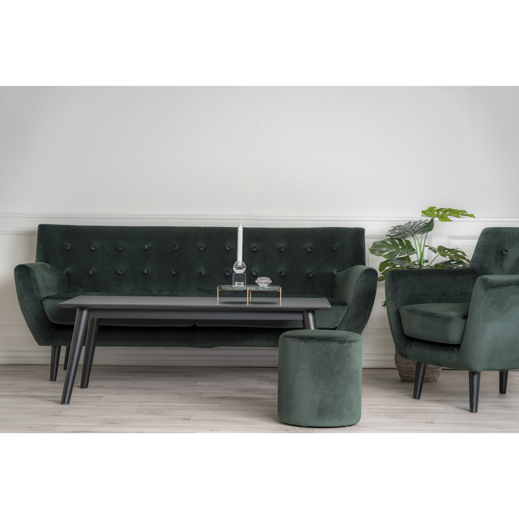 update alt-text with template Monte Armchair-Monte Lænestol-monte-armchair-2-Armchair, velour, dark green, black wood legs, HN1006 Material Foam, Beech, Polyester Seat height (cm.) 43 Seat depth (cm.) 54 Color Green-5713917008599-1101536-Cerasus Homestyle