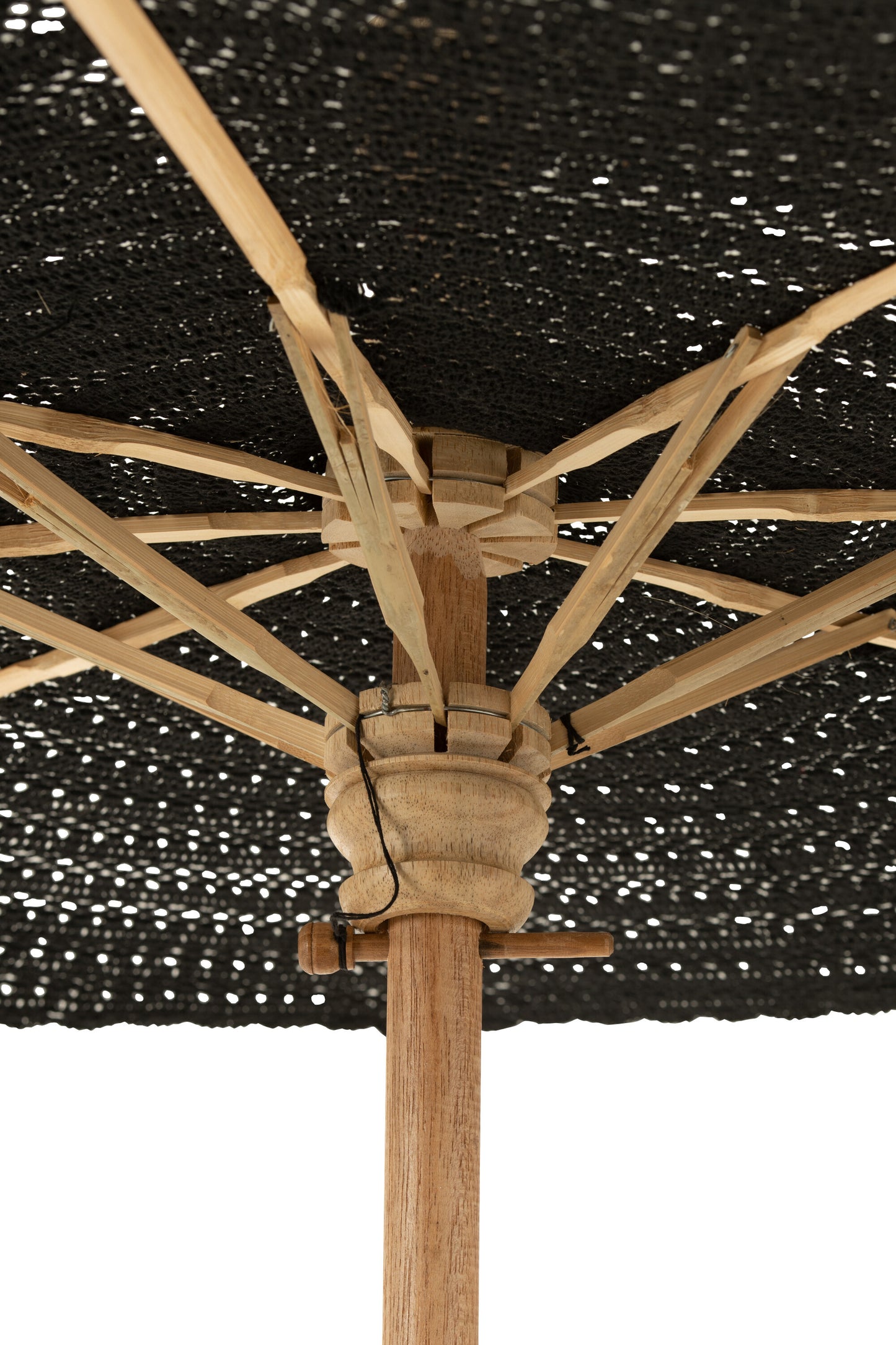 Parasol Katoen/Bamboe Zwart Groot-Parasol-J-Line-paras-tass-ft-cot-wd-black-l-6-buiten, Parasol-Breedte 140 Hoogte 253 Lengte 140 Gewicht 2,9 kg Verzameling ZOMER 2023 Kleur 1 ZWART Materiaal samenstelling BAMBOE(30%),STOF(25%),HOUT(45%) Intrastat-code 66011000 Montage vereist Ja-5400924333362-33336-Cerasus Homestyle