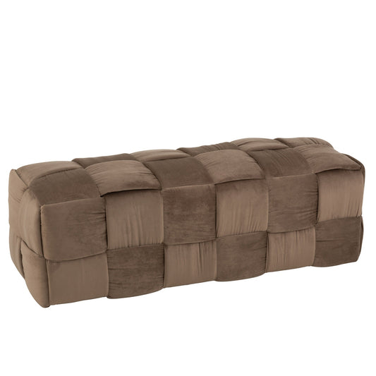 update alt-text with template Poef 3-Persoons Textiel/Hout Bruin-Poef-J-Line-pouf-3p-textile-wood-brown-1-poef-Breedte 42 Hoogte 38 Lengte 120 Gewicht 11,15 kg Verzameling Winter 2021 Kleur Bruin Materiaal samenstelling Schuim (40%), multiplex (30%), stof (30%) Maximaal zitgewicht 80 Stoelhoogte 38 Montage vereist Ja-5400924154035-15403-Cerasus Homestyle