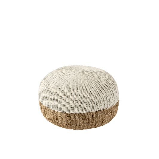 Poef Seagrass Wit/Naturel-Poef-J-Line-pouf-orb-seagrass-white-nat-1-poef-Breedte 59 Hoogte 40 Lengte 59 Gewicht 1,44 kg Verzameling ZOMER 2022 Kleur 1 VERSTAND Kleur 2 NATUURLIJK Materiaal samenstelling SCHUIM(60%),ZEEGRAS(40%) Montage vereist Nvt-5400924207489-20748-Cerasus Homestyle