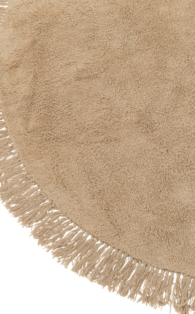 update alt-text with template Franjes Rond Tapijt - Katoen/Beige-Tapijt-J-Line-Beige-Katoen-rug-round-fringes-dark-beige-2-tapijt-Breedte 150 Hoogte 2 Lengte 150 Gewicht 2,98 kg Verzameling Zomer 2024 Kleur Beige Materiaal samenstelling Katoen(100%) Was instructies Niet wasbaar-5400924417277-41727-Cerasus Homestyle