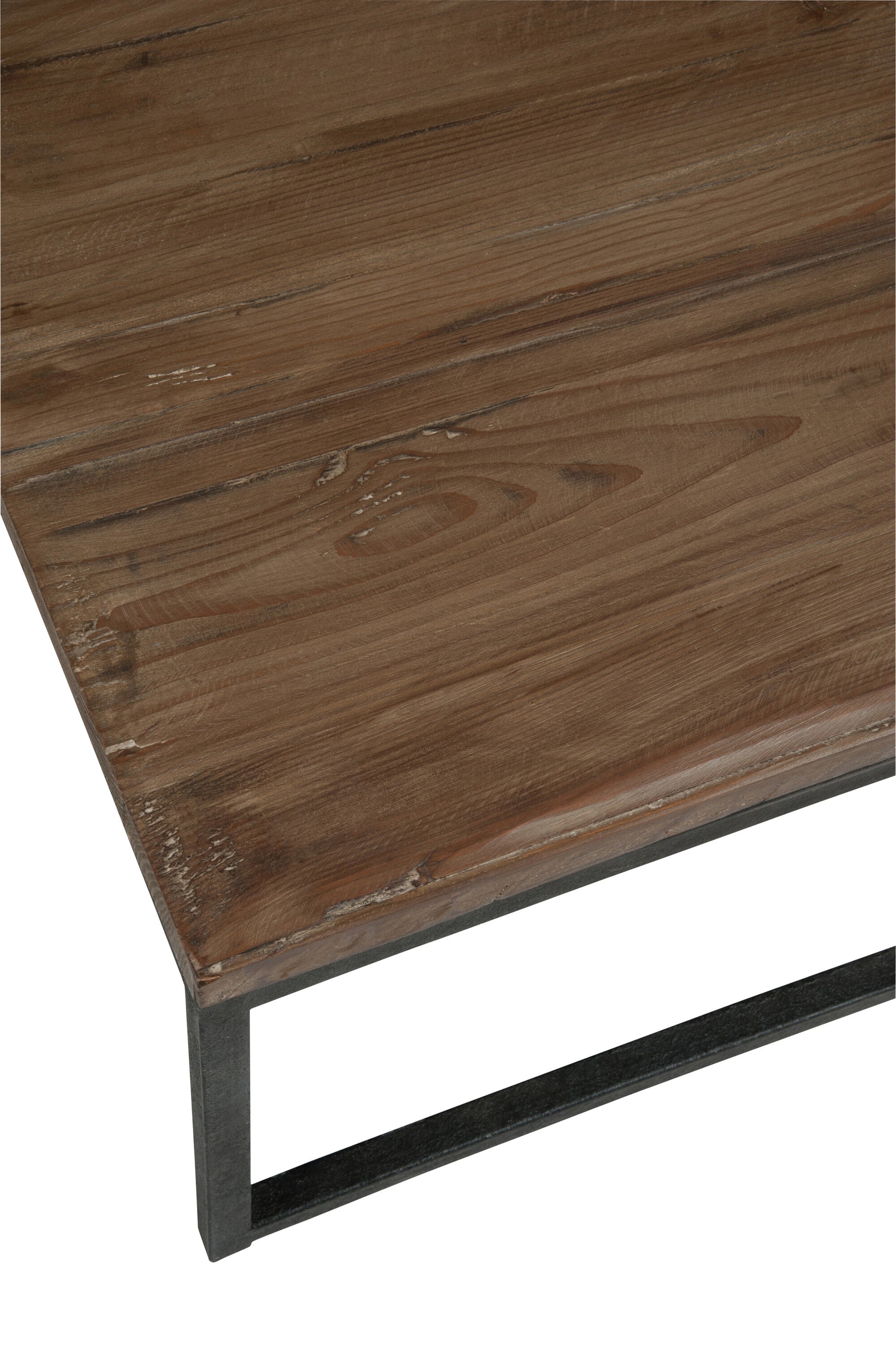 Salontafels Hout & Metaal (Gerecycled Hout)-Tafel-J-Line-Donkerbruin-Gerecycled Hout-s-2-coffee-tables-wd-met-br-bl-4-Tafel, Tuin, Woonkamer-Breedte 80 Hoogte 38,5 Lengte 120 Gewicht 26 kg Verzameling WINTER 2017 Kleur 1 BRUIN Kleur 2 ZWART Materiaal samenstelling IJZER (40%), GERECYCLED HOUT (60%)-5415203785534-78553-Cerasus Homestyle