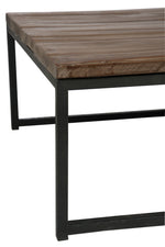 Salontafels Hout & Metaal (Gerecycled Hout)-Tafel-J-Line-Donkerbruin-Gerecycled Hout-s-2-coffee-tables-wd-met-br-bl-5-Tafel, Tuin, Woonkamer-Breedte 80 Hoogte 38,5 Lengte 120 Gewicht 26 kg Verzameling WINTER 2017 Kleur 1 BRUIN Kleur 2 ZWART Materiaal samenstelling IJZER (40%), GERECYCLED HOUT (60%)-5415203785534-78553-Cerasus Homestyle