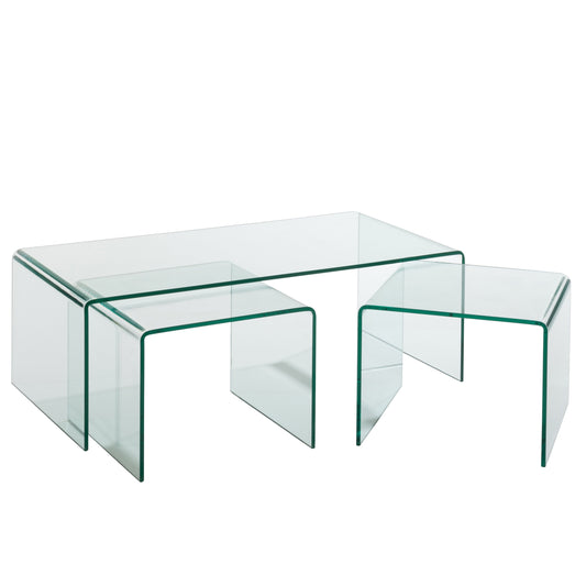 J-Line 3 Salontafels Glas-Tafel-J-Line-s-3-coffee-table-glass-tr-1-kleine tafel, Tafel-Breedte 60 Hoogte 39,5 Lengte 120 Gewicht 34,6 kg Verzameling ZOMER 2022 Kleur 1 TRANSPARANT Materiaal samenstelling GLAS(100%) Intrastat-code 94038900 Maximaal zitgewicht 50 Montage vereist Nvt-5400924201838-20183-Cerasus Homestyle