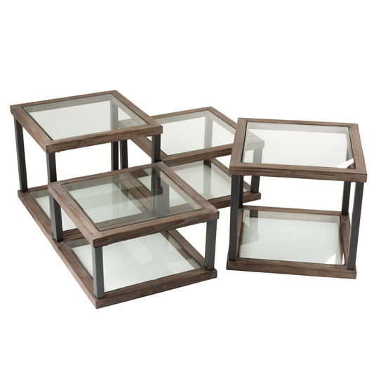 J-Line 4 Salontafels Sparhout/Glas Bruin-Tafel-J-Line-s-4coffee-tables-wood-glass-br-1-kleine tafel, Tafel-Breedte 51 Hoogte 46 Lengte 51 Gewicht 31,5 kg Verzameling ZOMER 2020 Kleur 1 NATUURLIJK Materiaal samenstelling GLAS (40%), SPARHOUT (60%) Intrastat-code 94036010 Maximaal zitgewicht 15 Montage vereist Ja-5415203959393-95939-Cerasus Homestyle