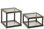 J-Line 4 Salontafels Sparhout/Glas Bruin-Tafel-J-Line-s-4coffee-tables-wood-glass-br-3-kleine tafel, Tafel-Breedte 51 Hoogte 46 Lengte 51 Gewicht 31,5 kg Verzameling ZOMER 2020 Kleur 1 NATUURLIJK Materiaal samenstelling GLAS (40%), SPARHOUT (60%) Intrastat-code 94036010 Maximaal zitgewicht 15 Montage vereist Ja-5415203959393-95939-Cerasus Homestyle