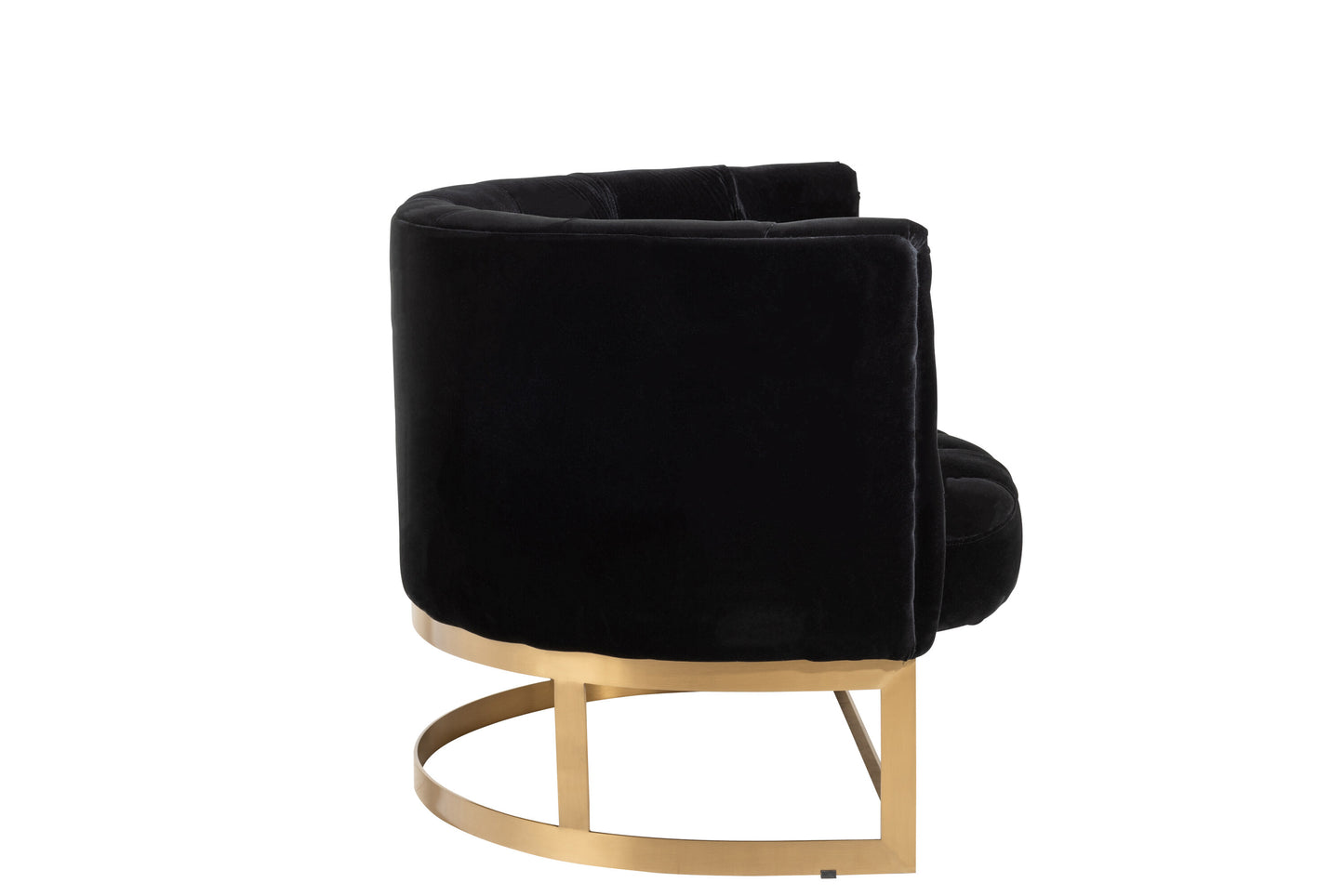 Wilson Fluewele Fauteuil-Bank-J-Line-Fluweel-Zwart-sofa-but-1c-1p-vel-met-an-gd-3-banken, Woonkamer-Wauw! Deze fauteuil is echt een must have. Dit item is in elke kamer mooi of je hem nou in de woonkamer zet of in de slaapkamer. Het is gemaakt van fluweel en metaal. Dus zoek jij nog een gaaf design? Dan is deze fauteuil iets voor jou! Inclusief fluwele kussen. Breedte 75 Hoogte 73 Lengte 90 Gewicht 24,32 kg Verzameling ZOMER 2020 Kleur 1 ZWART Kleur 2 GOUD Materiaal samenstelling ROESTVRIJ STAAL