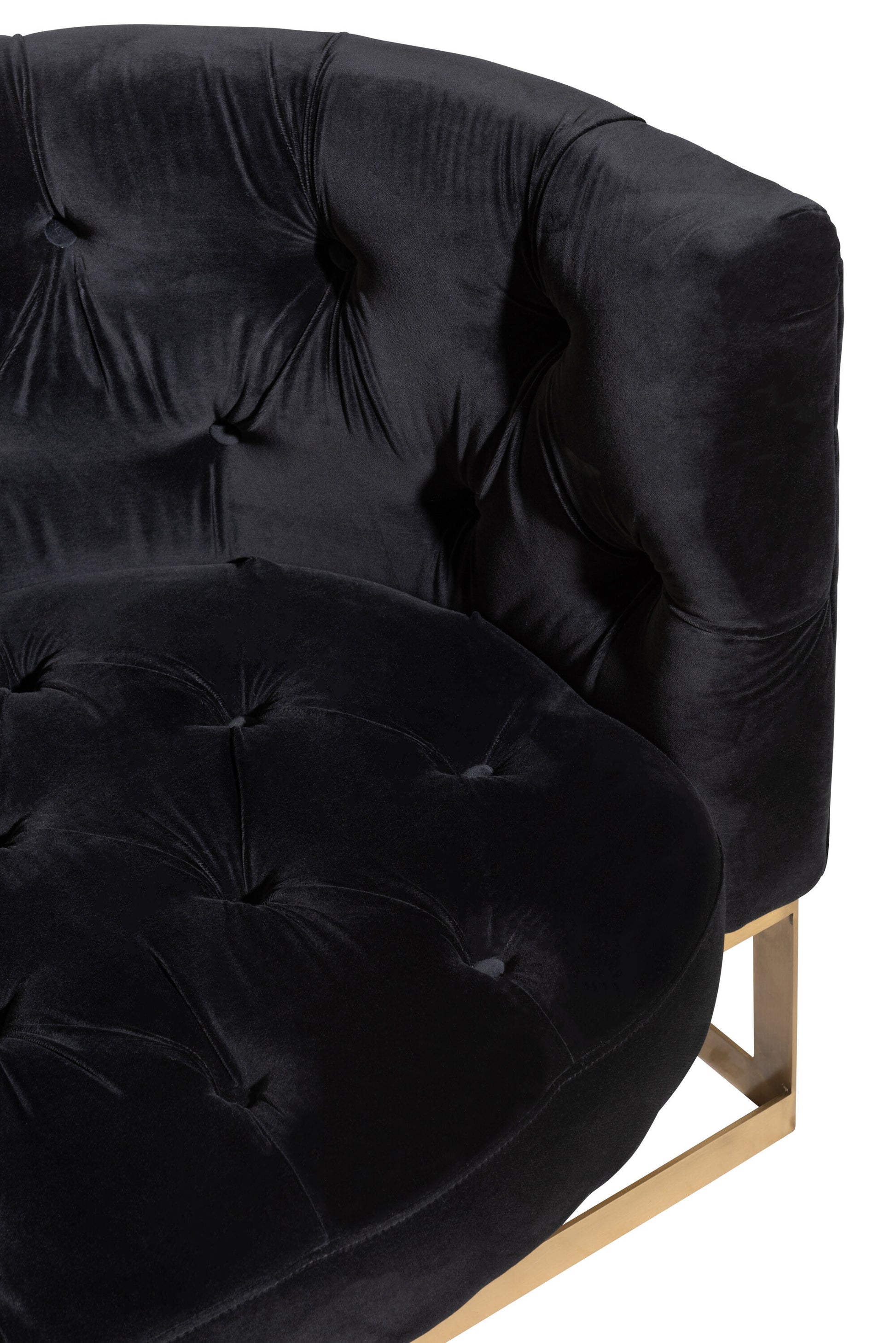 Wilson Fluewele Fauteuil-Bank-J-Line-Fluweel-Zwart-sofa-but-1c-1p-vel-met-an-gd-6-banken, Woonkamer-Wauw! Deze fauteuil is echt een must have. Dit item is in elke kamer mooi of je hem nou in de woonkamer zet of in de slaapkamer. Het is gemaakt van fluweel en metaal. Dus zoek jij nog een gaaf design? Dan is deze fauteuil iets voor jou! Inclusief fluwele kussen. Breedte 75 Hoogte 73 Lengte 90 Gewicht 24,32 kg Verzameling ZOMER 2020 Kleur 1 ZWART Kleur 2 GOUD Materiaal samenstelling ROESTVRIJ STAAL