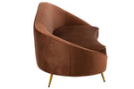 Elisabeth Sofa Brown Textile