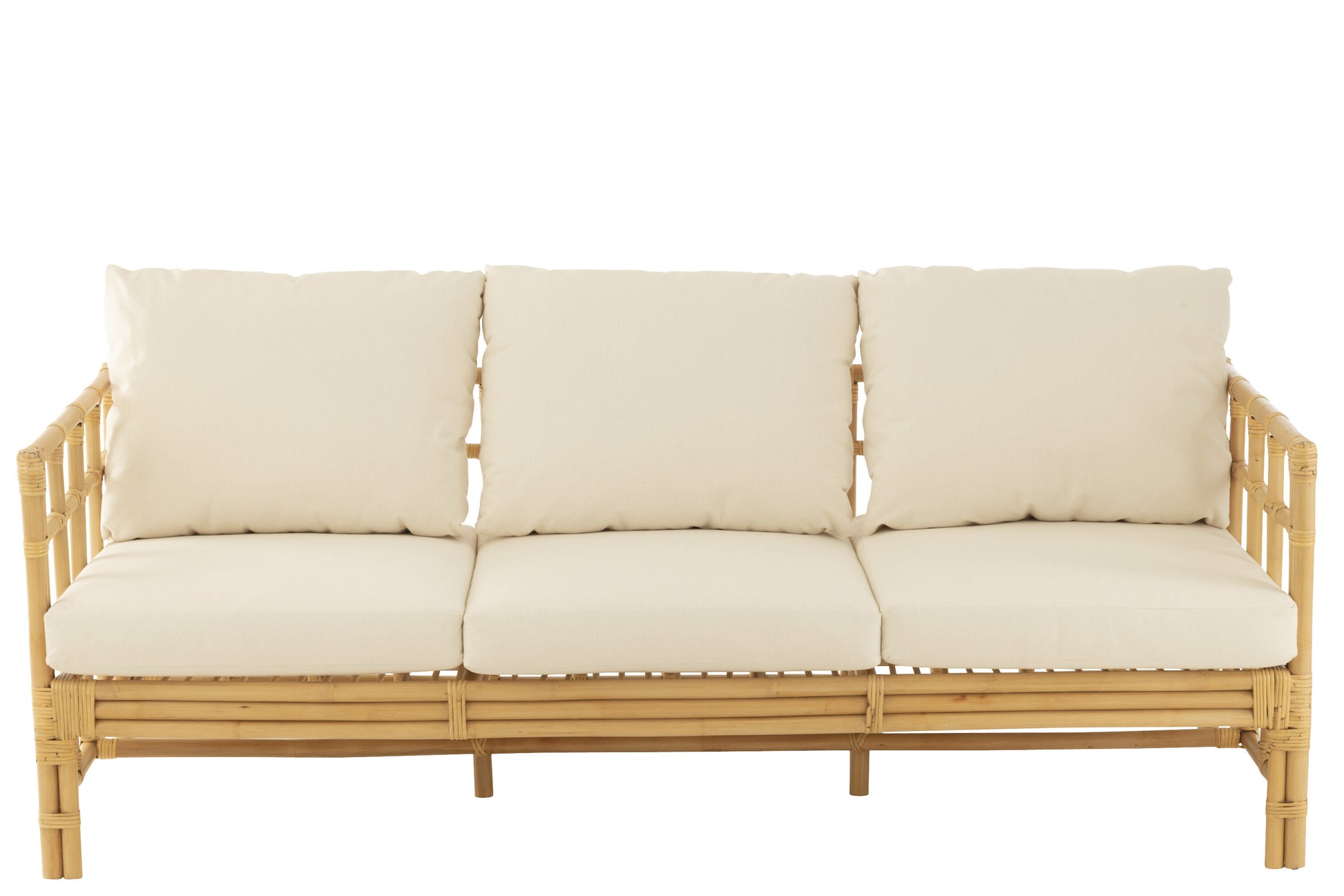 Elise Bank Rotan Wit-Bank-J-Line-sofa-elise-cush-3p-ra-te-na-wh-2-banken, outdoor-Inclusief kussens. Breedte 73 Hoogte 64 Lengte 187 Gewicht 24,5 kg Verzameling ZOMER 2024 Kleur 1 NATUURLIJK Materiaal samenstelling LINNEN (5%),POLYESTER(15%),KATOEN(20%),ROTAN(60%) Maximaal zitgewicht 250 Zit diepte 70 Stoelhoogte 30 Montage vereist Nvt-5400924437794-43779-Cerasus Homestyle