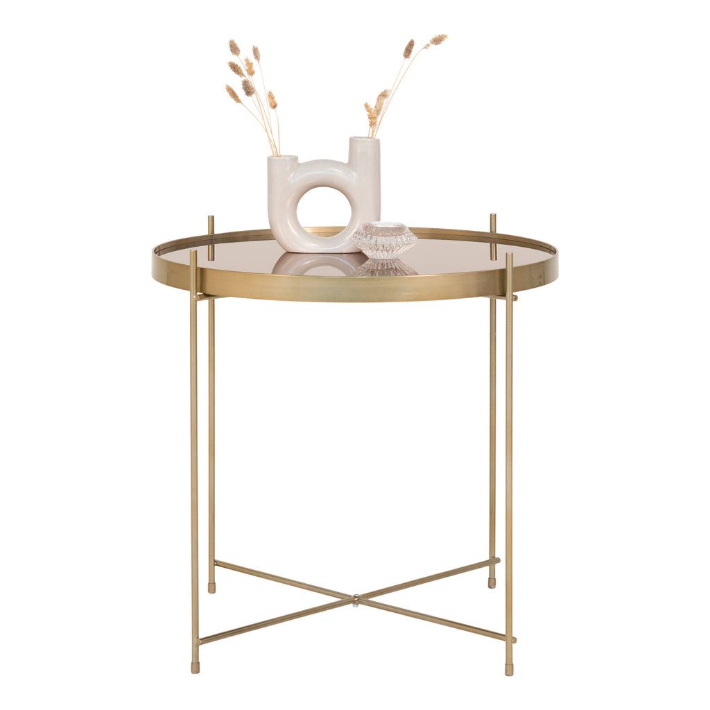 update alt-text with template Venezia Salontafel in Messingkleur - Staal/Glas-Tafel-House Nordic-venezia-coffee-table-coffee-table-in-brass-colored-steel-with-glass-oe48xh48cm-3-salontafel-Afmetingen 48x48 cm Materiaal Glas, staal Kleur Messing-5713917009329-2101101-Cerasus Homestyle